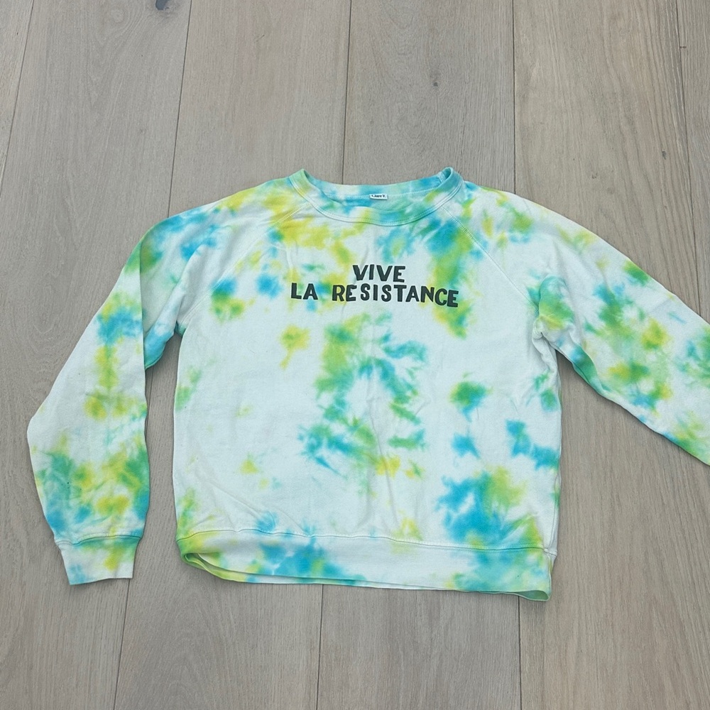 Clare V tie dye sweatshirt